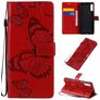 Mobigear Butterfly Sony Xperia L4 Hülle Klapphülle Geldbörse - Rot