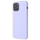 Mobigear Rubber Touch iPhone 12 Silikon Hülle Backcover - Lila