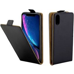 Mobigear Business iPhone XR Flipcase - Schwarz