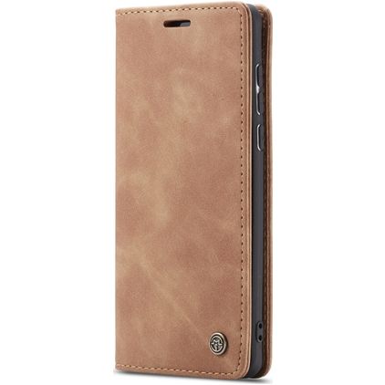 Caseme 013 Samsung Galaxy A71 Hülle Klapphülle Geldbörse - Braun