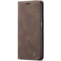 Caseme 013 Xiaomi Mi 10T Hülle Klapphülle Geldbörse - Braun