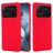 Mobigear Rubber Touch Xiaomi Mi 11 Ultra Silikon Hülle Backcover - Rot
