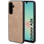 Mobiparts Classic Samsung Galaxy A26 MagSafe Hülle TPU,Kunstleder Backcover - Moonstone Beige