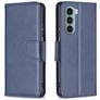 Mobigear Excellent Motorola Moto G200 5G Hülle Klapphülle Geldbörse - Blau