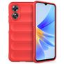 Mobigear Bumpy OPPO A17 Hülle Flexibles TPU Backcover - Rot