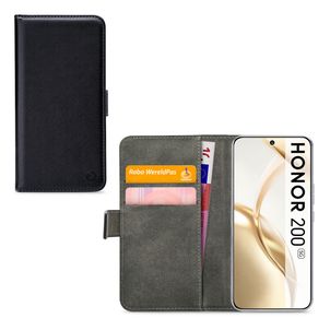 Mobilize Classic Gelly Wallet HONOR 200 Hülle Klapphülle Geldbörse - Schwarz