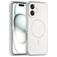 Mobigear Shockproof iPhone 16 Plus MagSafe Hülle Flexibles TPU Backcover - Weiß