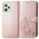 Mobigear Clover Realme C35 Hülle Klapphülle Geldbörse - Roségold