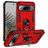 Mobigear Armor Ring Google Pixel 9 Pro XL Hülle Hardcase Backcover Stoßfest mit Ringhalter - Rot