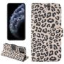 Mobigear Leopard iPhone 13 Pro Hülle Klapphülle Geldbörse - Braun
