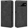 Mobigear Retro Slim Google Pixel 7 Hülle Klapphülle Geldbörse - Schwarz
