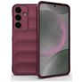 Mobigear Bumpy Samsung Galaxy S25 Plus Hülle Flexibles TPU Backcover - Rot