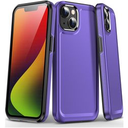 Mobigear Slim Armor iPhone 15 Plus Hülle Hardcase Backcover Stoßfest - Lila