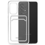 Mobilize Gelly Card Durchsichtig Samsung Galaxy A13 4G Hülle Flexibles TPU Backcover mit Kartenhalter - Transparent