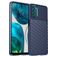 Mobigear Groove Motorola Moto G42 Hülle Flexibles TPU Backcover - Blau