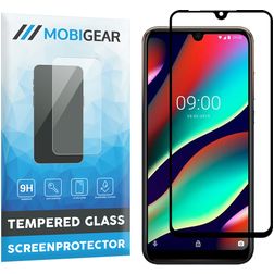 Mobigear Premium Wiko View 3 Pro Panzerglas Gehärtetes Glas Displayschutz - Hüllenfreundlich - Schwarz