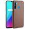 Mobigear Croco Realme C3 Hülle Hardcase Backcover - Braun