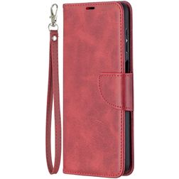 Mobigear Excellent Samsung Galaxy A12 Klapphülle Portemonnaie - Rot