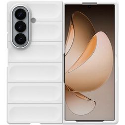 Mobigear Bumpy Samsung Galaxy Z Fold 8 Ultra Hülle Flexibles TPU Backcover - Weiß