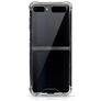 Mobigear Cushion Durchsichtig Samsung Galaxy Z Flip Hülle Flexibles TPU Backcover Stoßfest - Transparent