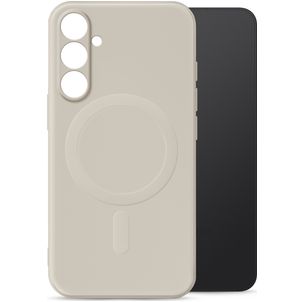 My Style Protective Flex Samsung Galaxy S25 MagSafe Hülle Flexibles TPU Backcover - Antique White