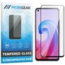 Mobigear Premium OPPO A96 Panzerglas Gehärtetes Glas Displayschutz - Hüllenfreundlich - Schwarz
