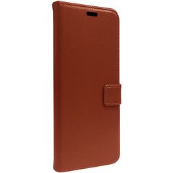 Valenta Gel Skin iPhone 15 Pro Hülle Echtes Leder Klapphülle Geldbörse - Braun