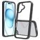 Mobigear Crystal iPhone 16 Hülle Hardcase Backcover - Schwarz