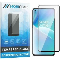Mobigear Premium OnePlus Nord 2T 5G Panzerglas Gehärtetes Glas Displayschutz - Hüllenfreundlich - Schwarz