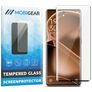 Mobigear OPPO Find X6 Pro Panzerglas Gehärtetes Glas Displayschutz - Hüllenfreundlich - Schwarz