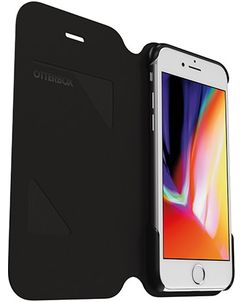 OtterBox Strada Via iPhone 8 Hülle Klapphülle - Schwarz