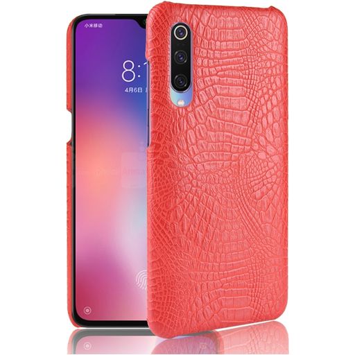 Mobigear Croco Xiaomi Mi 9 SE Hülle Hardcase Backcover - Rot