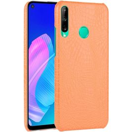 Mobigear Croco Huawei P40 Lite E Hülle Hardcase Backcover - Orange