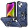 Mobigear Armor Ring iPhone 14 Hülle Hardcase Backcover Stoßfest mit Ringhalter - Blau