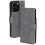 Mobiparts Classic Wallet MagSafe iPhone 16 Pro MagSafe Hülle Klapphülle Geldbörse - Granite Grey