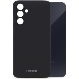 Mobilize Rubber Gelly Samsung Galaxy A55 Hülle Flexibles TPU Backcover - Matt Black