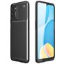 Mobigear Racing OPPO A16 Hülle Flexibles TPU Backcover - Schwarz