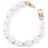 Mobigear Kunststoff Pebble Verstellbare Universal-Handykette - Milky White
