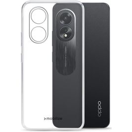 Mobilize Gelly Durchsichtig OPPO A38 Hülle Flexibles TPU Backcover - Transparent