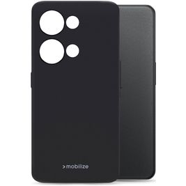 Mobilize Rubber Gelly OnePlus Nord 3 5G Hülle Flexibles TPU Backcover - Matt Black