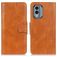 Mobigear Classy Nokia X30 Hülle Klapphülle Geldbörse - Cognac