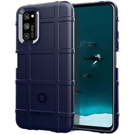 Mobigear Rugged Shield Realme 7 Pro Hülle Flexibles TPU Backcover Stoßfest - Blau