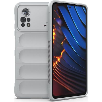 Mobigear Bumpy POCO X4 Pro 5G TPU (flexibel) Backcover - Grau