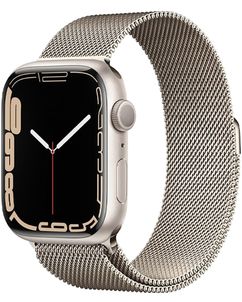 Mobigear Loop Milanaise Apple Watch Armband Magnetverschluss - 49/46/45/44 mm - Polarstern