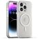 Mobigear Shockproof iPhone 16 Pro MagSafe Hülle Flexibles TPU Backcover - Weiß