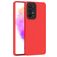 Mobigear Colors Samsung Galaxy A73 Hülle Flexibles TPU Backcover - Rot