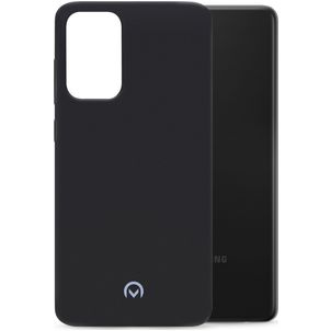 Mobilize Rubber Gelly Samsung Galaxy A72 Hülle Flexibles TPU Backcover - Matt Black