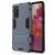 Mobigear Armor Stand Samsung Galaxy S20 FE Hülle Hardcase Backcover Stoßfest mit Ständer - Blau