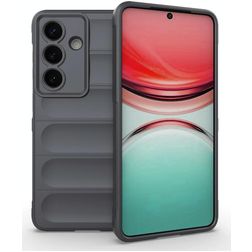 Mobigear Bumpy Samsung Galaxy S26 Hülle Flexibles TPU Backcover - Grau