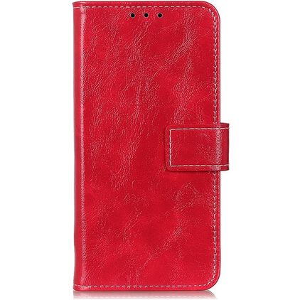 Mobigear Basic POCO X3 Pro Hülle Klapphülle Geldbörse - Rot